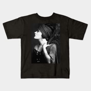 Silent Siren Gloria Swanson Kids T-Shirt